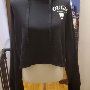 Ouija mystifying  oracle cropped hoodie